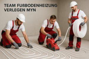team fussbodenheizung verlegen bild