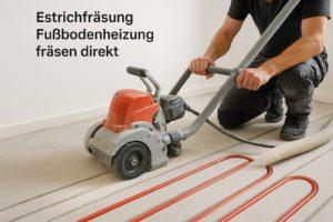 estrichfraesung fussbodenheizung fraesen bild