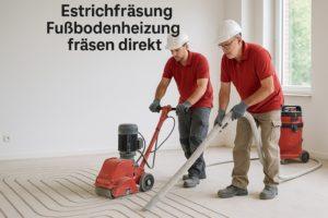 estrichfraesung fussbodenheizung fraesen bild